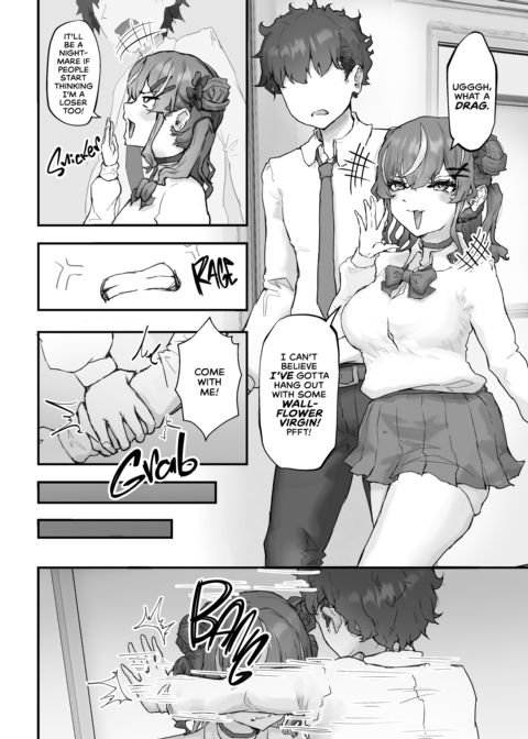 Mouthy Gyaru Meets Monster Cock Chapter 1 page 8