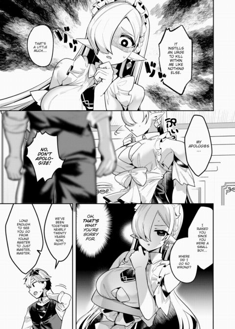 My Elf Maid Has a Sharp Tongue But She Begrudgingly Let Me Hit It After I Groveled Chapter 1 page 3