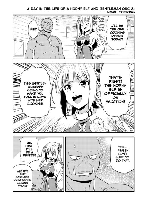 The Horny Elf and the Gentleman Orc 5 Chapter 1 page 12