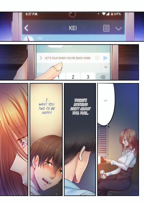 I Can't Resist His Massage! Cheating in Front of My Husband's Eyes Volume 11 Chapter 1 page 59
