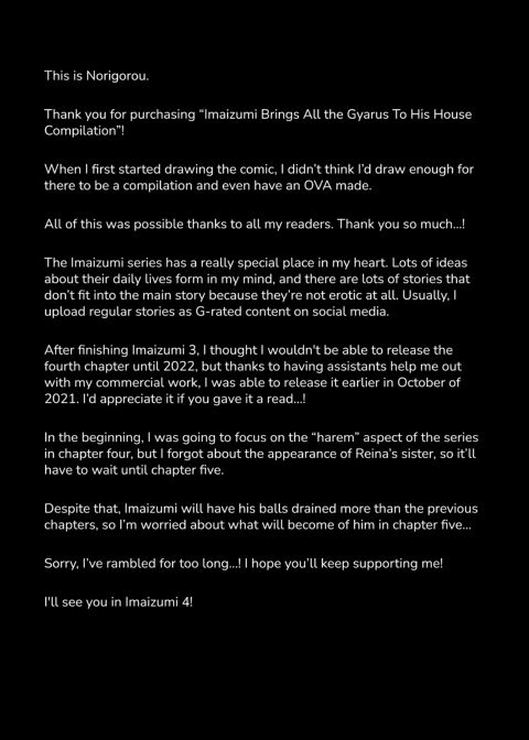 Imaizumi Brings All The Gyarus To His House - Compilation Chapter 1 page 253