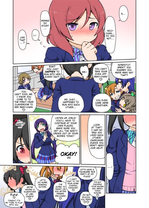 Maki-chan's First Time With Nico-chan (Yuri Ver.) Chapter 1 page 4