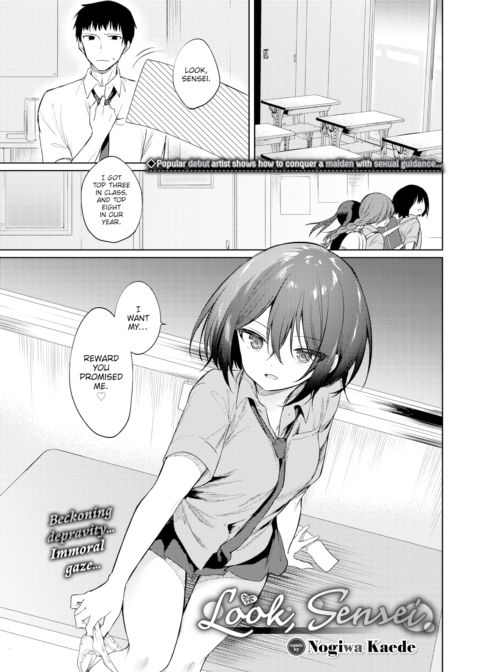 Look, Sensei Chapter 1 page 1
