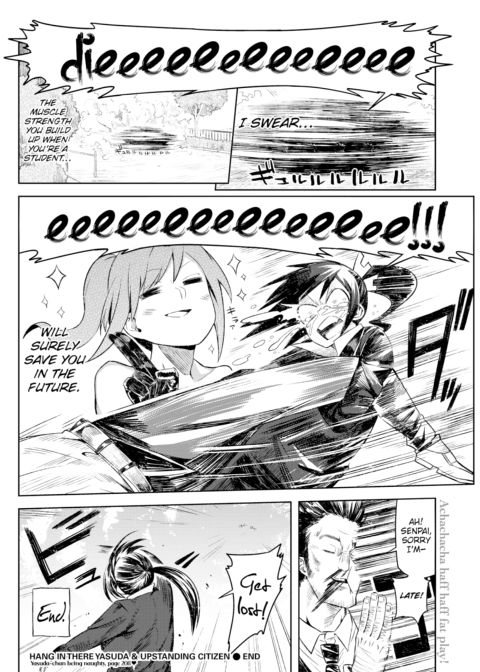 Hang in There Yasuda & Upstanding Member of Society Chapter 1 page 8