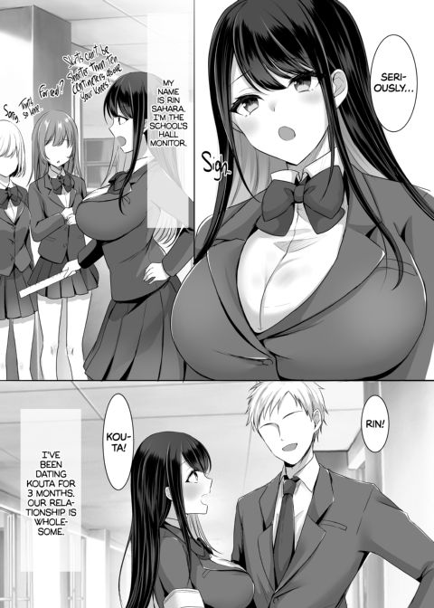 Stuck After School — A Busty Virgin Hall Monitor Gets Caught Touching Herself Chapter 1 page 4