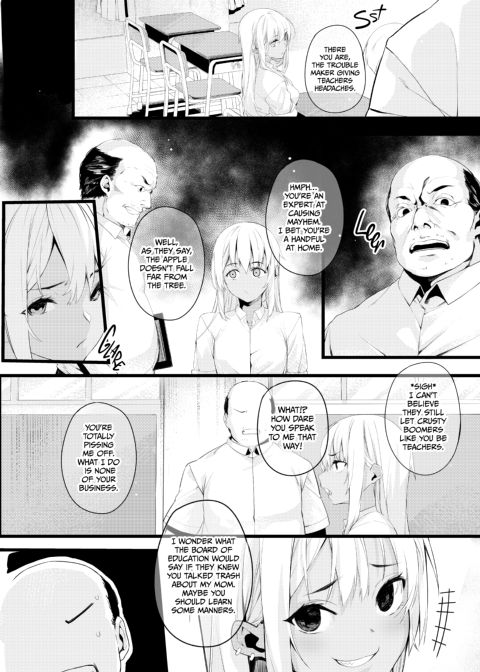 A Gyaru's Hypnosis Training From a Dirty Old Man Chapter 1 page 3