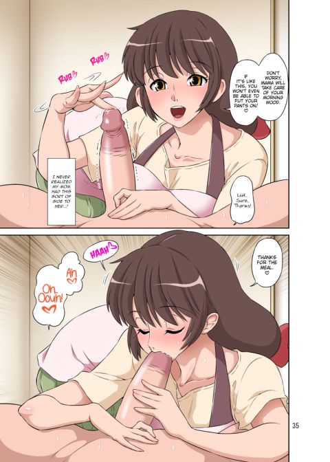 A Caring Mother Fucked By Her Cunning Son + Tanned Version Chapter 1 page 35