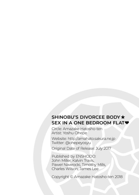 Shinobu's Divorcee Body - Sex in a One Bedroom Flat Chapter 1 page 18