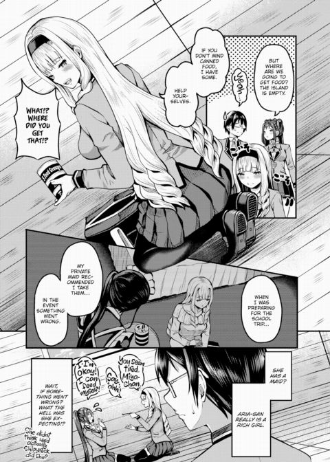 Stranded on a Desert Island Where I Can Creampie All the Girls I Want ~Making My Female Classmates Into My Harem~ Ch.3 Chapter 1 page 5