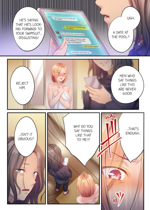 I Can't Resist His Massage! Cheating in Front of My Husband's Eyes Volume 8 Chapter 1 page 71