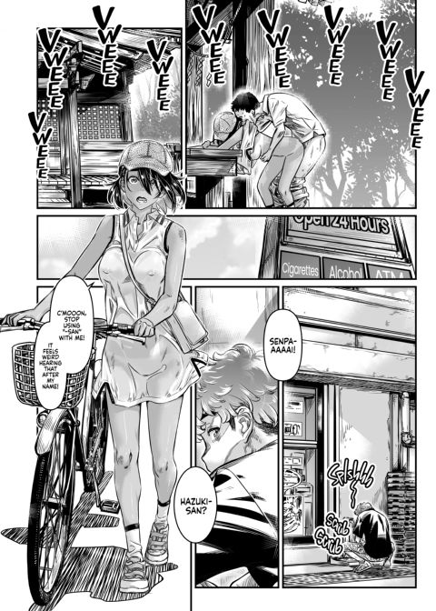 The Tanlined Town Bike Has Set Her Perverted Exhibitionist Sights on Her Virgin Senpai Chapter 1 page 5