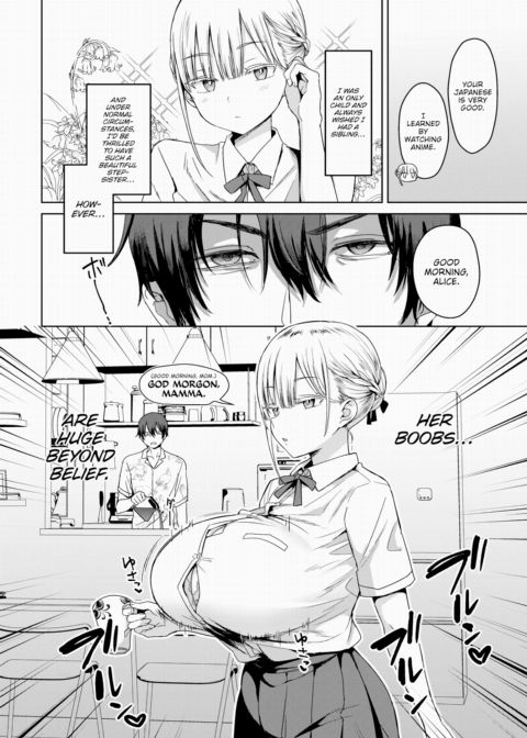 Big-Boobed Stepsister Attacks Chapter 1 page 2