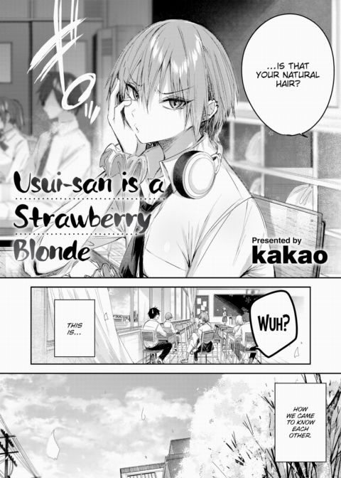 Usui-san is a Strawberry Blonde Chapter 1 page 2