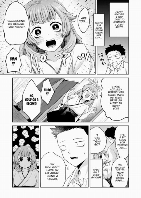 Uninvited Tanuki Girl Chapter 1 page 7