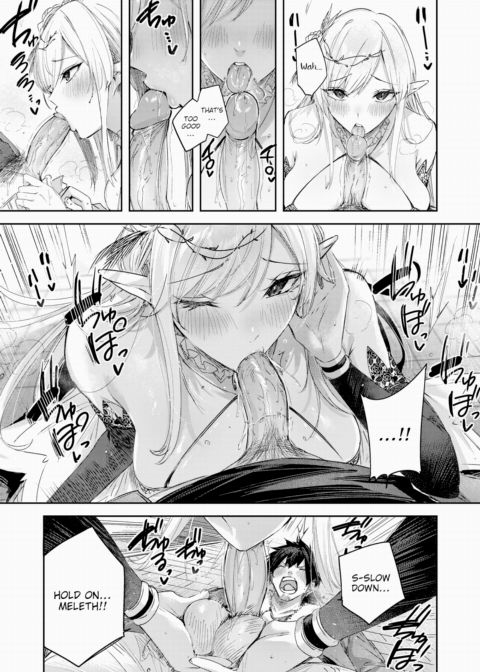 A Bachelor Hunter's Encounter in the Elven Forest ❤ - Chapter 4: A New Naughty Life in the Human Town Chapter 1 page 9