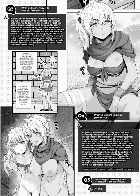 The Tale of a (Decent) Female Adventurer Getting Lost Inside an Erotic Trap Dungeon - Universe Q&A 2 Chapter 1 page 2