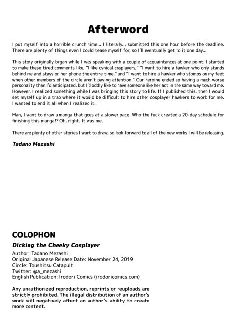 Dicking the Cheeky Cosplayer Chapter 1 page 22