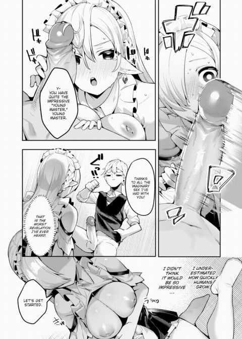 My Elf Maid Has a Sharp Tongue But She Begrudgingly Let Me Hit It After I Groveled Chapter 1 page 8