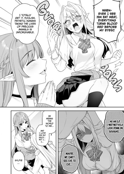 The Vegan Gyaru Elf Craves Meat Chapter 1 page 9