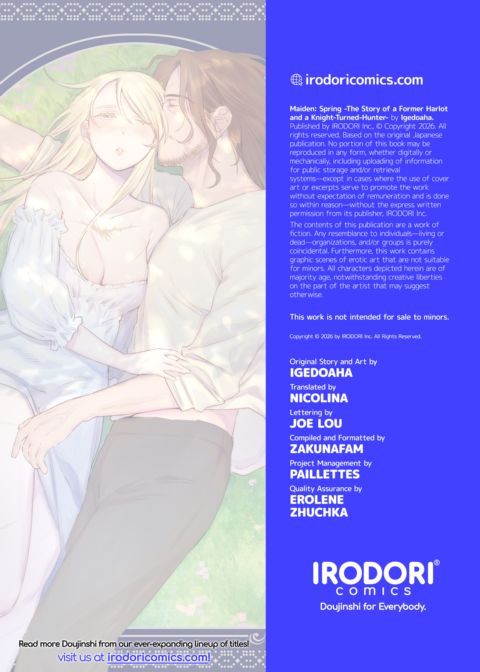 Maiden: Spring -The Story of a Former Harlot and a Knight-Turned-Hunter- Chapter 1 page 110