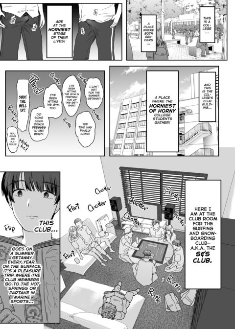 The Only Guy at the Club Getaway Chapter 1 page 2