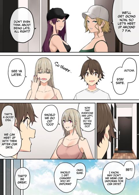 Imaizumi Brings All the Gyarus to His House 6 Chapter 1 page 57