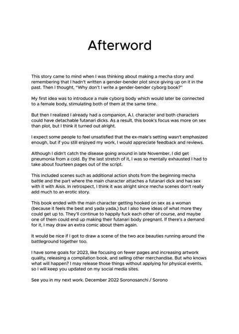 Gender Bender Cyborg Gets Hooked on Futanari Sex Chapter 1 page 40