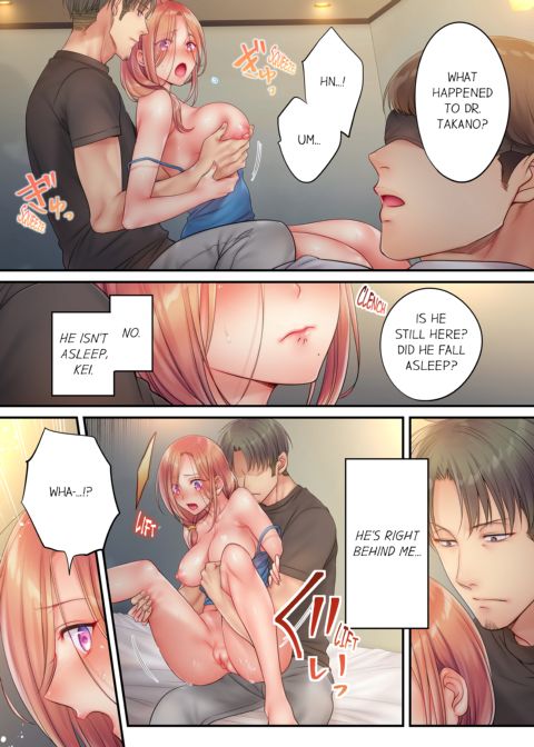 I Can't Resist His Massage! Cheating in Front of My Husband's Eyes Volume 5 Chapter 1 page 54