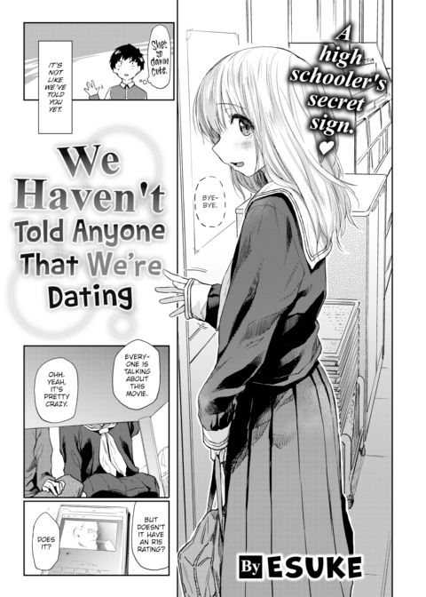 We Haven’t Told Anyone That We’re Dating Chapter 1 page 3
