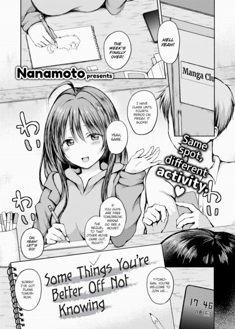 Some Things You're Better Off Not Knowing Chapter 1 page 1