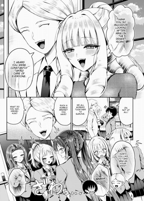 Stranded on a Desert Island Where I Can Creampie All the Girls I Want - Finale Chapter 1 page 4
