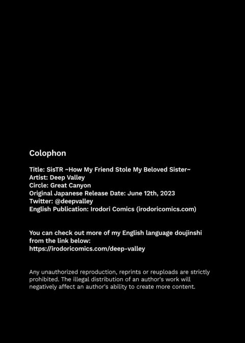 SisTR - How My Friend Stole My Beloved Sister Chapter 1 page 100