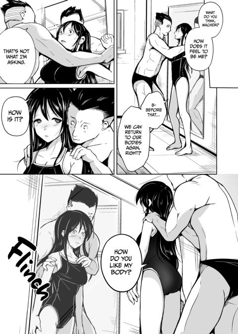 Body-Swapping With My Swim Team Senpai Chapter 1 page 18