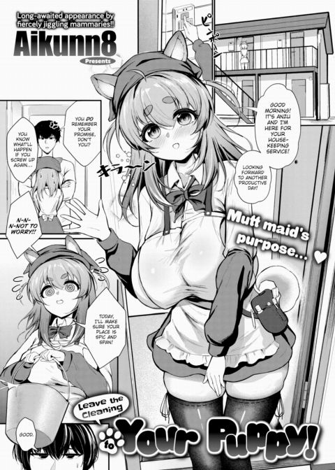 Leave the Cleaning to Your Puppy! Chapter 1 page 1