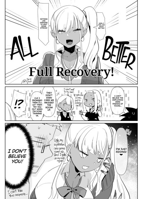 What Happens When Your Tan Gyaru Futa Girlfriend Is in a Bad Mood and Invites You To Karaoke Chapter 1 page 29