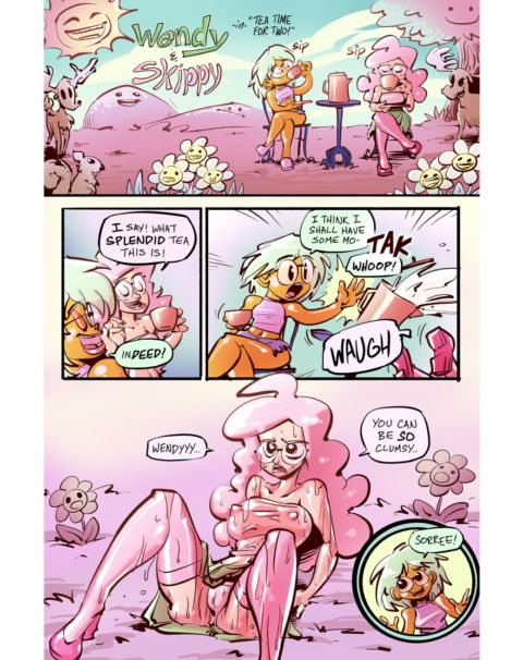 Wendy & Skippy -in- "Tea Time for Two!" Chapter 1 page 1