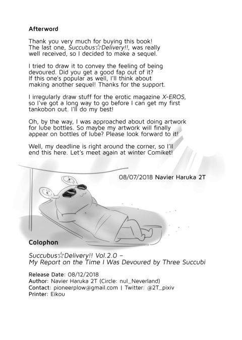 Succubus Delivery!! Vol. 2.0 - My Report on the Time I Was Devoured by Three Succubi Chapter 1 page 35