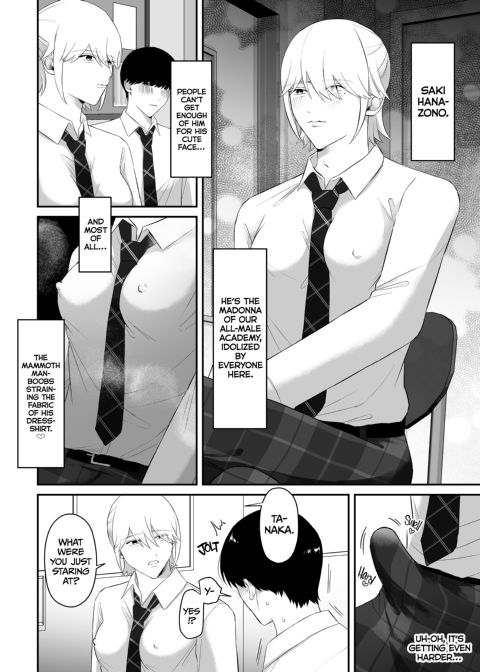 Man-Boob Peep Show - Banging in Front of My Jealous Classmate Chapter 1 page 4