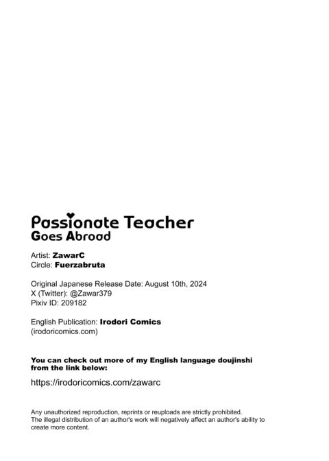 Passionate Teacher Goes Abroad Chapter 1 page 56