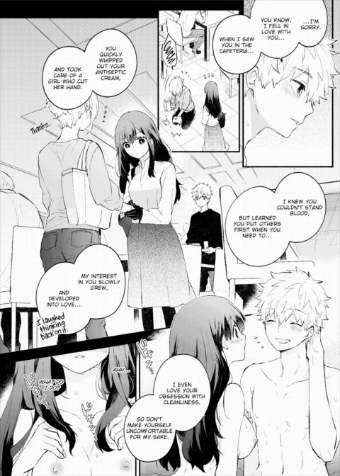 Germaphobe Girlfriend Chapter 1 page 8