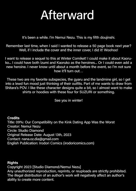 09%: Our Compatibility on the Kink Dating App Was the Worst 1 Chapter 1 page 47