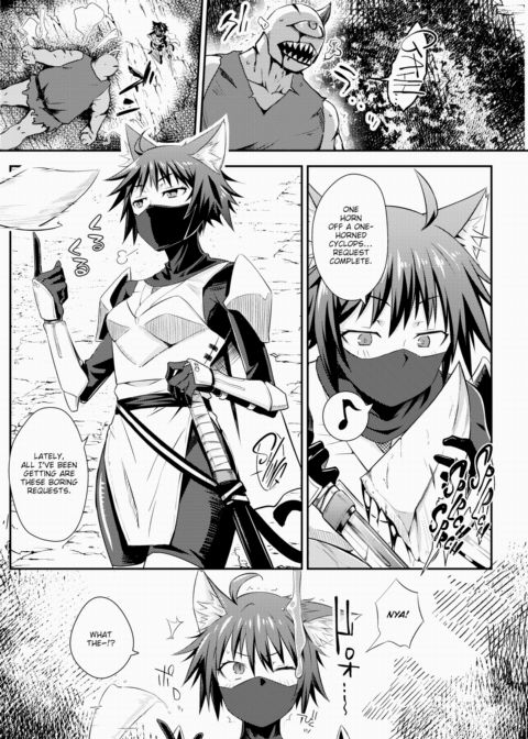 Kitty Ninja in a World of Chastity Reversal Chapter 1 page 1
