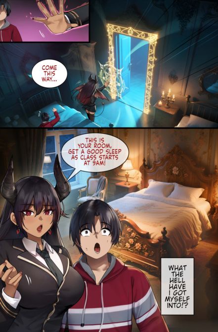 Monstrous Academy Chapter 1 page 162