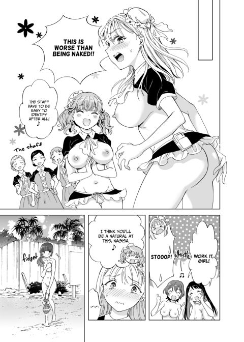 Happy Nudist Beach - It's a Great Day for a Lesbian Beach Orgy! Chapter 1 page 56