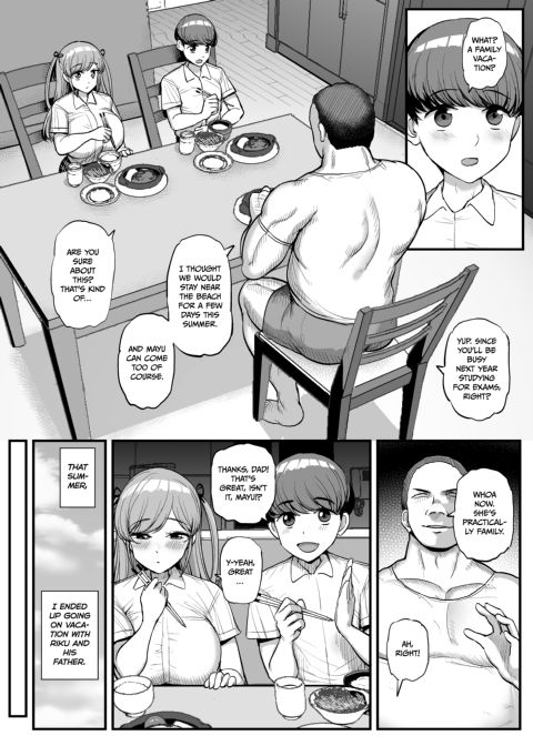 My Petite Girlfriend Is My Dad's Sex Slave - Family Vacation Arc Chapter 1 page 15