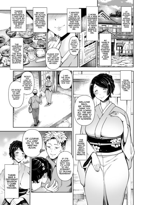 The Hostess of This Esteemed Hot Springs is a Shameless Sex Addict - Chapter 1 Chapter 1 page 2