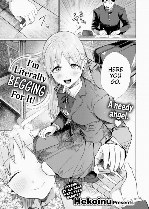 I'm Literally Begging For It! Chapter 1 page 1