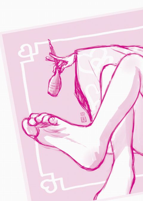 Kairakuten Pin-up 2021-03 - Key Chapter 1 page 3