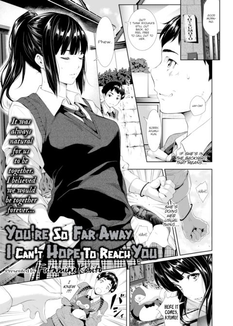 You’re So Far Away I Can’t Hope To Reach You Chapter 1 page 1