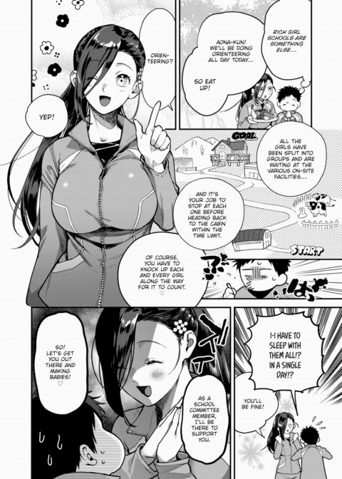 Queen Bee Academy! #3 - Together at the School Lodge Chapter 1 page 2